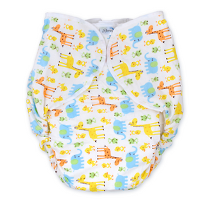 Rearz Adult Omutsu Nighttime Cloth Diaper  - Zoo / Size Medium/Large (M/L)