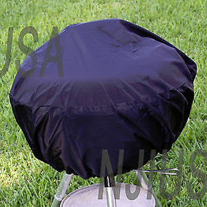 BBQ Grill Cover w/ drawstring fits Weber Jumbo Joe Gold 18" tabletop model