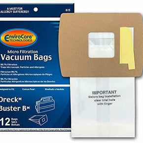 EnviroCare Replacement Vacuum Bags for Oreck Super-Deluxe Compact and Buster B C