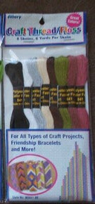 NIP NEW CRAFT EMBROIDERY THREAD FLOSS EARTH TONE FRIENDSHIP BRACELET USA SELLER