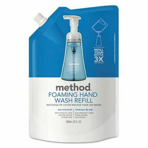 Method Foaming Hand Wash Refill, Sea Minerals, 6/28oz Pouch