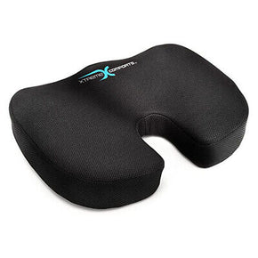 Small Padded Foam Comfort Seat Cushion with Handle for Desk & Car Use