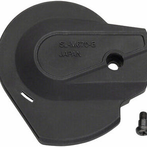 Shimano SLX SL-M670-B-I Right Shift Lever Cover and Fixing Screw