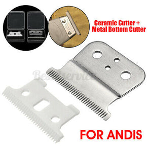 2X T-outliner Replacement Ceramic Cutter  Blade Clipper For Andis Electric Shear