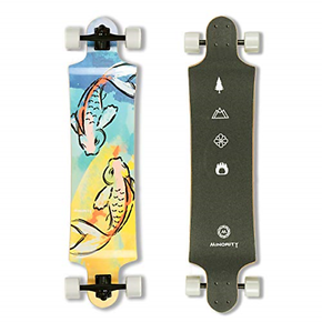 MINORITY Downhill Maple Longboard 40-inch Drop Deck Koifish