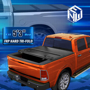 For 04-12 Colorado Canyon/i-290 i-370 5'3" Bed FRP Hard Tri Fold Tonneau Cover