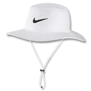 NEW 2022 NIKE DRI-FIT UV GOLF BUCKET HAT WHITE/BLACK MEDIUM/LARGE