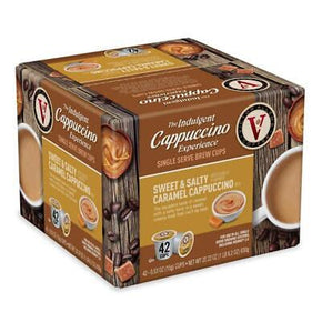 Victor Allen's Coffee K-Cup Pods Sweet And Salty Caramel Cappuccino (42-Count)