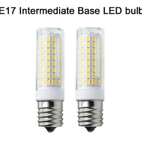 2x E17 C9 LED bulb 102-2835 Ceramics Light 9W 110V Lamp White for Microwave USPS