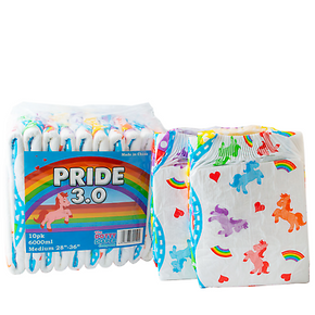 *NEW* TDDC Pride 3.0 Adult diaper/nappy - Case of 40 / Size Large (L)