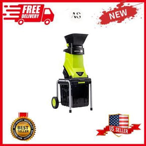 Electric Garden Wood Chipper Shredder Mulcher 15-Amp With Collector Bin Powerful