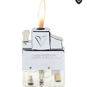 KGM Vector Butane Flip Top STANDARD Lighter Insert PIEZO IGNITION Brand NEW