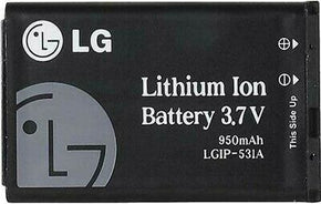 LG LGIP-531A OEM Cell Flip Phone Li-Ion 3.7V Battery 950mAh 3.6Wh 1lCP6/35/54 / Compatible with EAC61679401 YBY