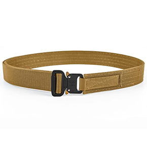 WOLF TACTICAL Heavy Duty Hybrid Quick-Release EDC Belt - Stiffened 2-Ply 1.5”...