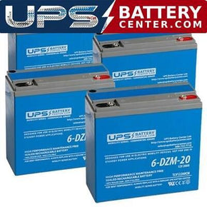 48V eBike Battery Pack - 6-DZM-20 12V 20Ah (4 batteries in total)