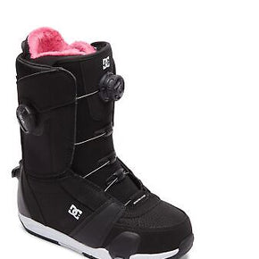 DC Shoes Lotus Step On Women's Snowboard Boots, Black/White/Black, W8
