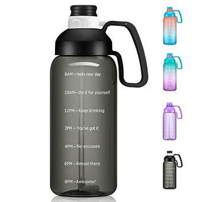 Motivational Water Bottle 64 Oz Water Bottle 2 Liter Water Bottle With Time Mark