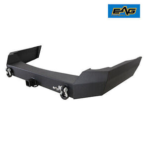 EAG Fits 99-04 Jeep Grand Cherokee WJ Steel Rear Bumper W/ Hitch Receiver