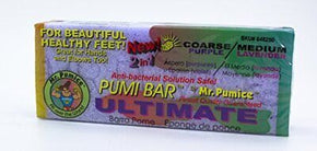 Mr. Pumice Ultimate Pumi Bar 4 Pack 2-in-1 Remover Pedicure Stone & Ped File ...