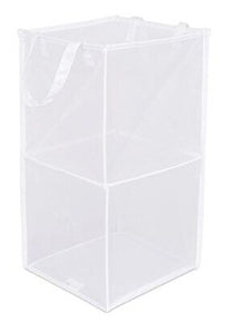 Popup Magic Hamper Collapsible Mesh Laundry Hamper Square Carry Handles Dirty La