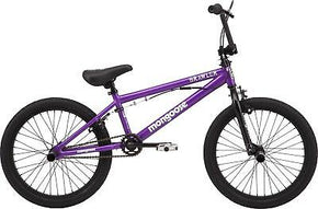 Mongoose Brawler Kids Boys Girls BMX Freestyle Bike 20 Inch Wheels Purple