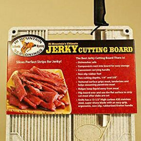 HI Mountain's Ultimate Jerky Cutting Board And Jerky Knife