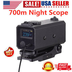 Pro Hunting Laser Rangefinder 700m Telescope Night Hunting Scope Range Finder