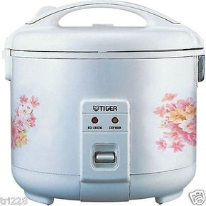 Tiger JNP-1500-FL 8-Cup (Uncooked) Rice Cooker and Warmer, Floral White