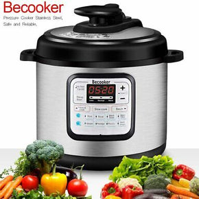 Becooker Electric Pressure Cooker 5-in-1 Function Slow Cooker Pressure Cooker 4