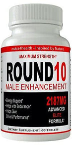 Round 10 Male Enhancement Supplement Advanced Enhancing Pills for Men