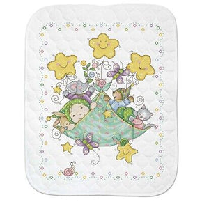 Herrschners® Bundle of Joy Baby Quilt Stamped Cross-Stitch