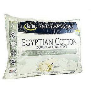 Sertapedic Egyptian Down Alternative Pillows Set of 2 Standard