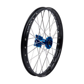 Tusk Impact Complete Wheel - Front 19 x 1.40 Black Rim/Silver Spoke/Blue Hub