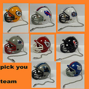 NEW NFL Ceiling Fan Helmet Pull Chain Lamp Pull Chain -- CHOOSE YOUR TEAM!!