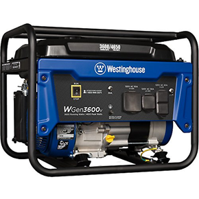 Westinghouse WGen3600v Portable Generator - 3600 Rated Watts & 4650 Peak Watts -
