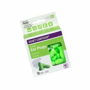 Flents Quiet Contour Ear Plugs (10 Pair) NRR 33 10 Pair