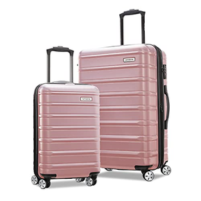 Samsonite Omni 2 Hardside Expandable Luggage, Rose Gold, 2-Piece Set 20/24