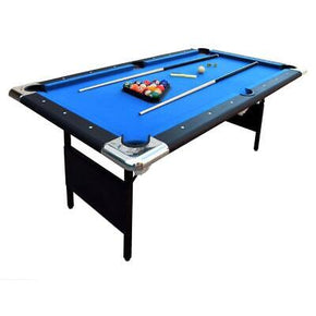 Hathaway Portable Pool Table 6' W/ Blended Wool Felt Steel-folding Leg Fairmont