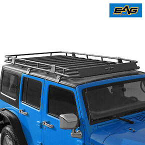 EAG 4 Door Full Length Roof Rack Fit for 07-18 Jeep Wrangler JK