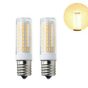 2pcs E17 Intermediate Base LED bulb 102led Ceramics Light 9W 110V Warm White H