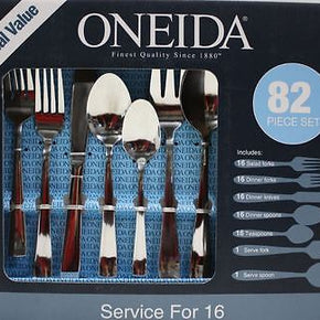 Oneida Zinc 82-pc. Flatware Set