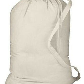 Set of 6- 100% Natural Cotton Canvas Durable Laundry Bag Drawstring (LARGE SIZE)