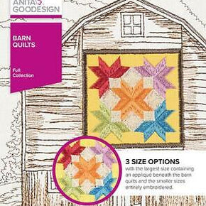Barn Quilts Anita Goodesign Embroidery Design Machine CD
