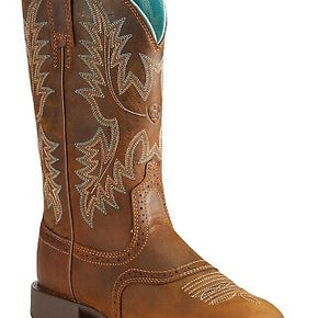 Ariat Women's Heritage Stockman Sassy Boot - Round Toe - 10023178 / US Shoe Size 6.5 M  US / size 6.5 M