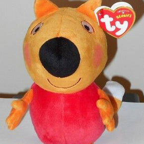 Ty Beanie Baby - FREDDY FOX - PEPPA PIG (UK Exclusive) NEW - MINT MINT TAGS