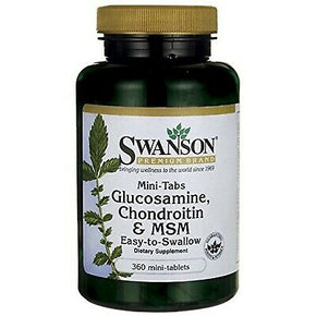 Mini-Tabs Glucosamine, Chondroitin & Msm 750/600/300 mg 360 Mini-Tabs