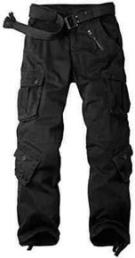 OCHENTA Men's Casual Military Cargo Pants with 8 Pockets