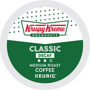 Krispy Kreme Classic Decaf Coffee, Keurig K-Cup Pod, Medium Roast, 72 Count