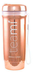 Teami Blends Tumbler Rose Gold 20 oz 600 ml. Tumbler & Water Glass