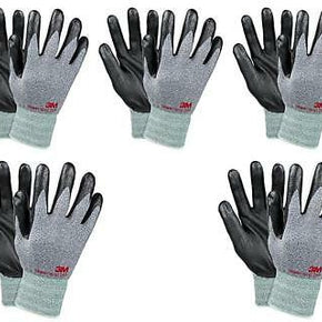 3M Nitrile Work Gloves, 3D Comfort Stretch Fit, Foam Coated, Machine Washable, 5